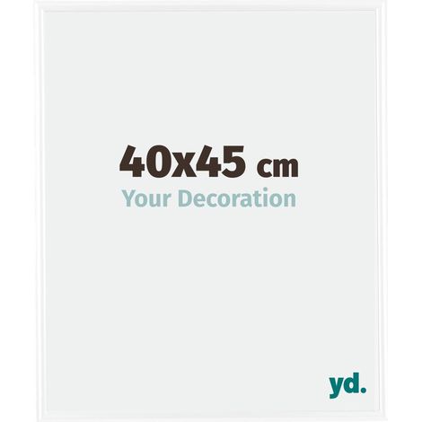 yd. - Cadre photo 40x45 - Blanc Brillant - Plastique - Bordeaux
