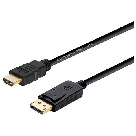Aisens - câble de conversion du port d'affichage en hdmi, dp/m-hdmi/m, noir, 2.0m (1/2)