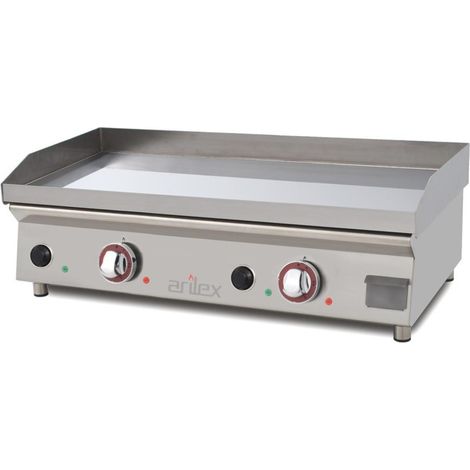 Plancha électrique - 80 cm - Acier chromé 15 mm - Arilex