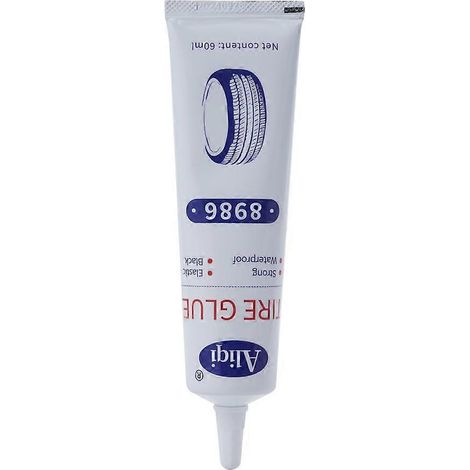 Colle liquide pour réparation de pneus, colle forte pour caoutchouc noir, résistante à l'usure (1/4)