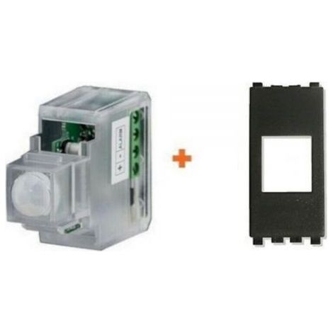 CSI Keystone sensore infrarossi 12V incasso filare compatibile vimar arke nera