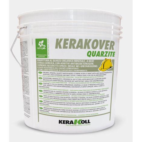 Kerakoll KERAKOVER QUARZITE idropittura al quarzo organica minerale 4 LT