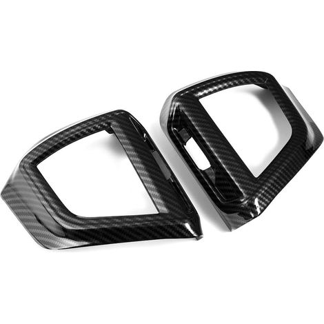 2019 Carbon Fiber Exhaust Lid Trim Frame - 2-Piece Interior Accessory Set (1/5)