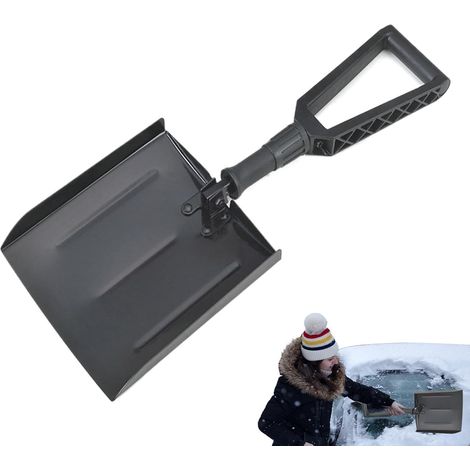 Pala da neve leggera, pala da neve pieghevole Pala da neve portatile - Pala multiuso portatile per impieghi gravosi con borsa, pala da campeggio pieghevole multifunzionale per impieghi gravosi per la (1/5)