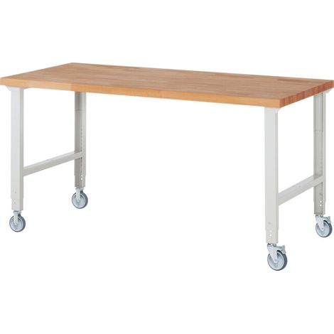 Rau Établi mobile réglable en hauteur 7000-1, L2000xP900xH950-1000mm (1/4)