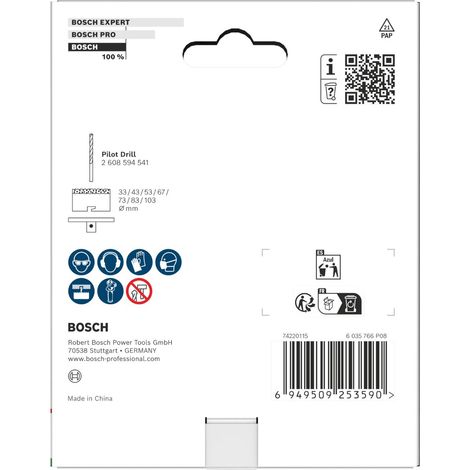 Bosch Bride de fixation pour scie-cloche Brick and Soft Tile, 33-103 mm (1/5)
