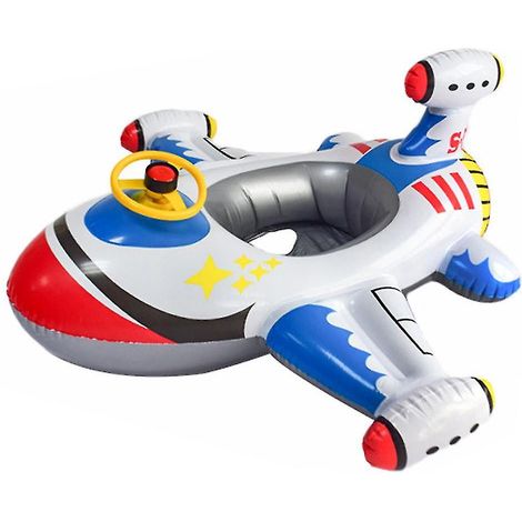 Bouée gonflable pour enfants, siège type bateau, anneau de piscine, pour les tout-petits. (1/5)
