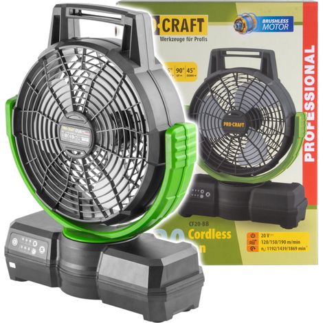 Ventilatore a batteria Procraft CF20bb 20 V 235 mm Solo - senza batteria, senza caricabatteria