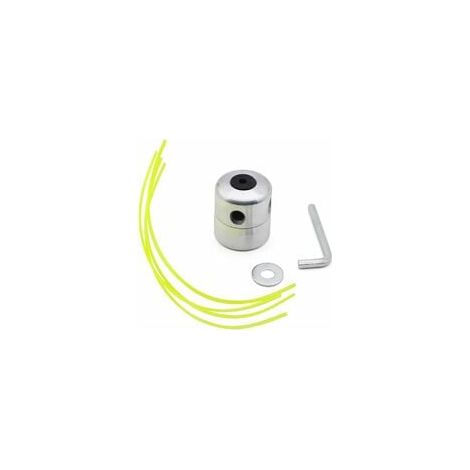 Desbrozadora, cabezal de corte de aluminio, cabezal para césped Cabezal de corte de aluminio, cabezal de corte de césped para accesorios de cortadora de césped (1/5)