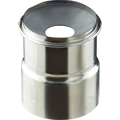 Poujoulat – Adaptateur air étanche à membrane pour conduit de fumée flexible 60 – Résistant aux chantiers humides – Installation rapide et facile (1/4)