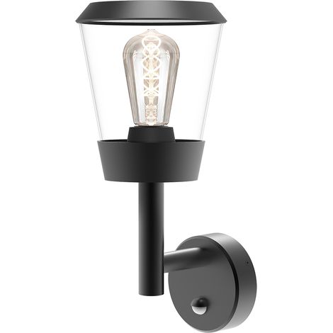 Applique montante ext E27 IP54 avec détecteur (1/4)
