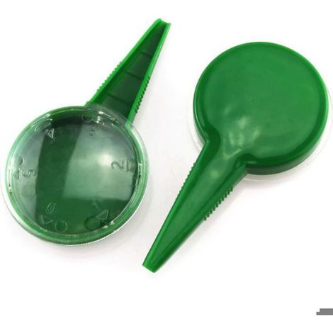 Distributeur de graines de jardin réglable, 2 pièces semoir planteur manuel, outil de semis vert pour plantation de plantes (1/3)