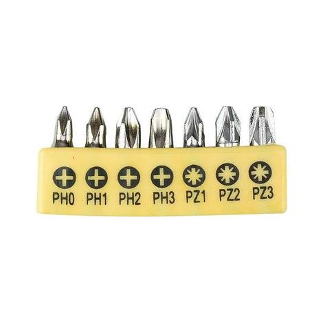 Bit-Satz Strend Pro YF40517 • 7-teilig, S2, PH 0-1-2-3, PZ 1-2-3