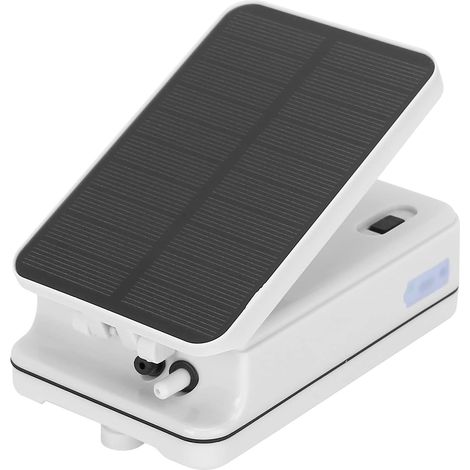Pompe Air D'oxygenateur D'etang D'energie Solaire 2200mAh Pompe Air de Protection de Surcharge de Batterie de Grande Capacite (1/5)