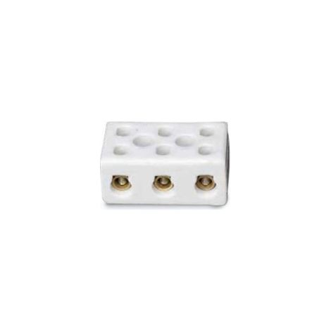 Pack 3 Regletas conexion ceram.3 polos 16mm2 30A (1/2)