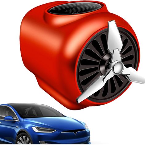 Désodorisant pour voiture, sortie d'air, décoration de parfum Design d'hélice à énergie solaire pour voiture, maison, lieu de travail (1/5)