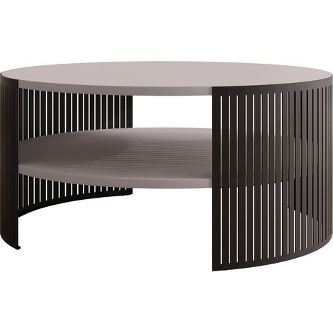 Mesa de centro Civer , 40x0x0cm, Diámetro: 75, Aglomerado laminado, Redonda (1/3)