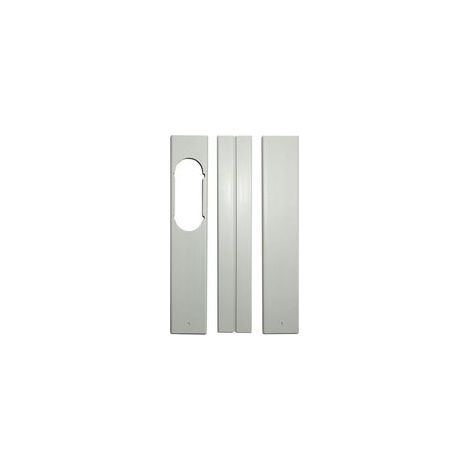 3 PièCes Plaque de Kit FenêTre Portable RéGlable pour Accessoires Climatiseur Fixation Climatiseur-55CM (1/4)