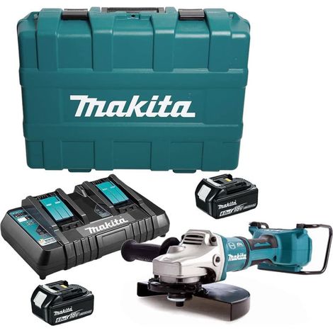Winkelschleifer 36V LXT Ø230 mm (2x6,0 Ah) im Koffer - MAKITA DGA900PG2