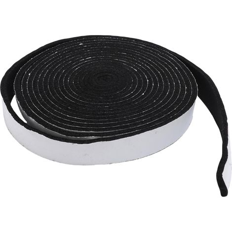 Joint Auto-adhésif pour Fumoir BBQ, Feutre Résistant à la Chaleur pour Remplacement de Joint de Grill, Velours feutré, Feutre de Flockage (BLACK) (1/5)