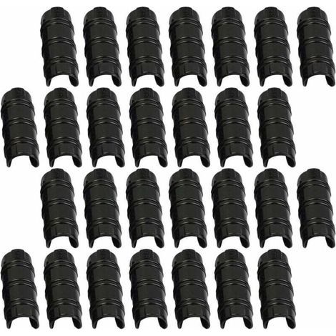 30pcs 32mm Serre Clips,Pinces à Tuyau pour la Fixation des Housses au Jardin Serres,des Films,des Plantes, (1/5)