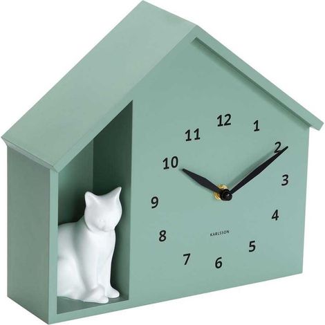 Horloge à poser Siting cat (1/4)