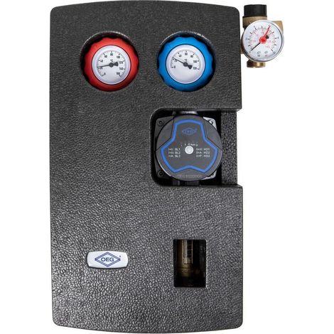 Le Sanitaire – Station solaire circulateur PWM 4 x 3/4' FM – Laiton – Pression max 6 bar – Température service 120°C – Entraxe 130mm (1/2)