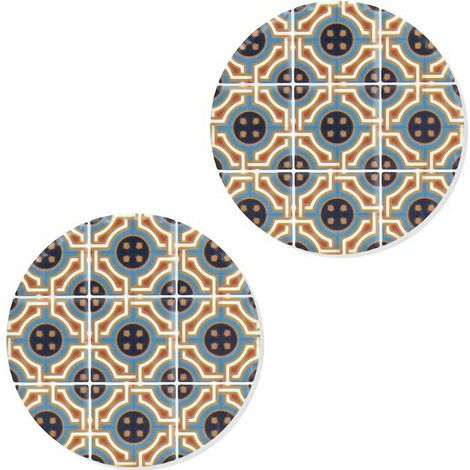 Set de 2 sous-verres Carreaux de ciment