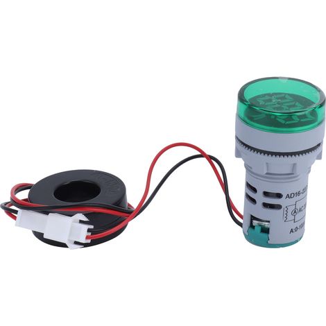 Ampèremètre numérique universel avec voyant lumineux, 220 V CA, AD16-22DSA