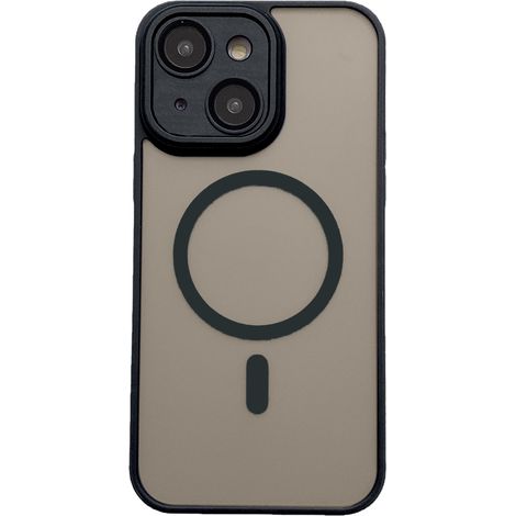 Coque iPhone 15 - Magnétique - Antichoc - Polycarbonate Mat + Caoutchouc Souple - Compatible Accessoires Magnétiques - 6,1 Pouces - 1 Pièce (1/5)