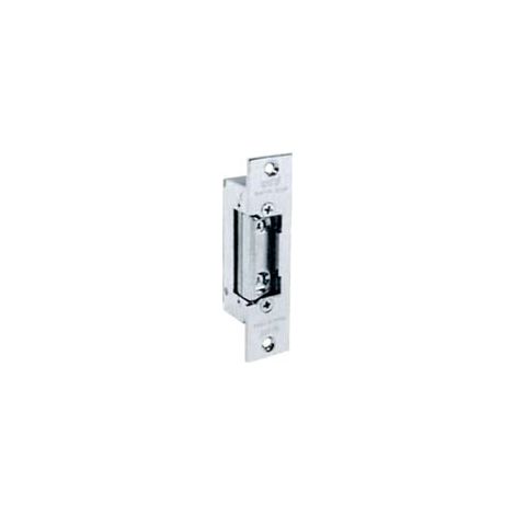 INCONTRO ELETTRICO SIMMETRICO REVERSIBILE CON FERMO 7755.10  cm.11 in acciaio ottonato lucido (7755.1046)    VIRO