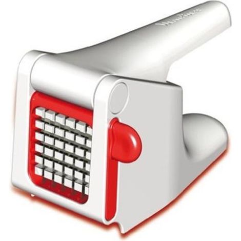 Moulinex – Coupe-frites et légumes blanc rouge – Conception pratique pour coupes rapides – 5 ans de disponibilité des pièces détachées (1/10)