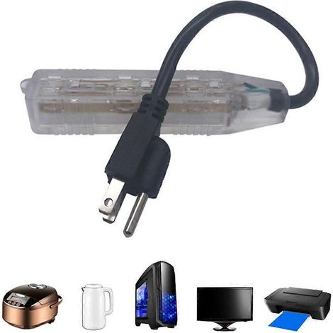 Rallonge électrique mâle-femelle avec 3 prises 5-15R (1/4)