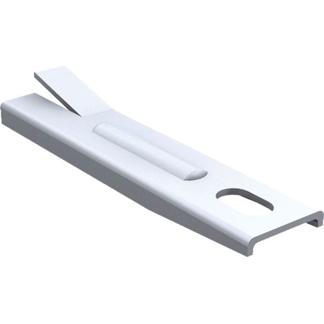 Patte à sceller 3532 MANTION SA - Pour rail tubulaire - Vis M10 - Capacité porte 80 Kg - 3532 (1/2)