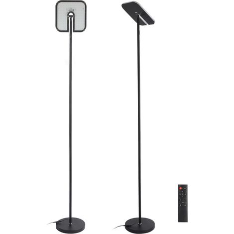 Lampadaire 35 W 3500 lm, température de couleur 3000-5000 K, intensité variable, télécommande incluse, prise US 100-240 V, idéal pour bureau et chambre. (1/5)