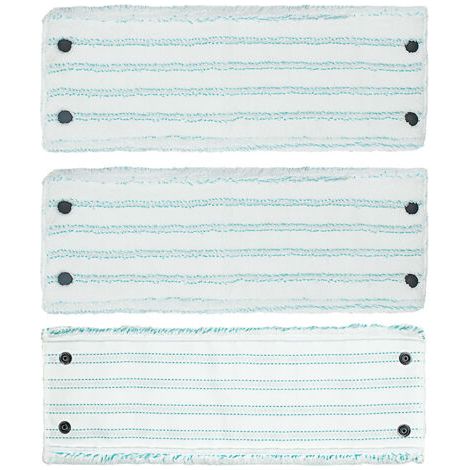 Panni di ricambio per mocio, panni in microfibra per mocio Leifheit Clean Twist M Micro Duo, testine di ricambio, panno, 3 pezzi
