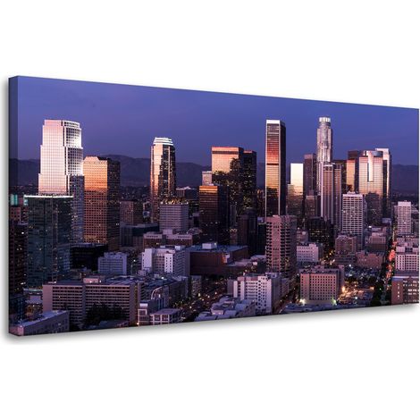 Leinwanddruck Architektur von Los Angeles 80 x 40 cm