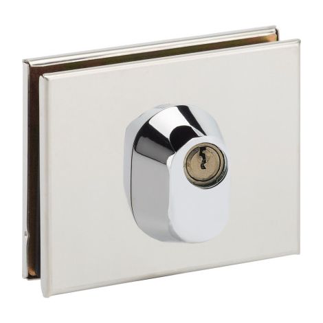Assa Abloy – Serrure électrique basse chromée mat – Pêne monobloc anti-sciage – Pour portes en verre 10mm – Adaptable sur encoche 61 (1/5)