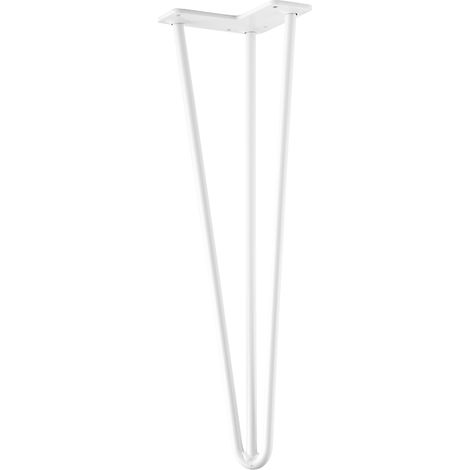 Gamba del tavolo TS003 420mm bianco lucido SANS MARQUE