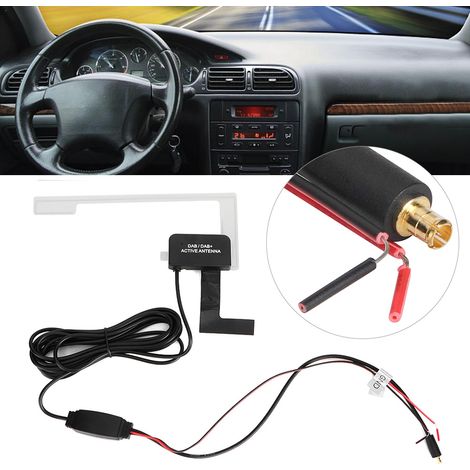 Antenne radio numérique DAB MCX 20dB patch caché 3M adhésive 12V pour autoradio (1/5)