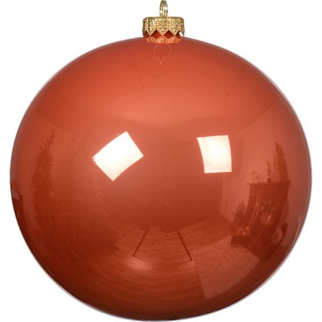 Pallina Di Vetro Smaltata 15Cm Zucca Speziata 1 Pz