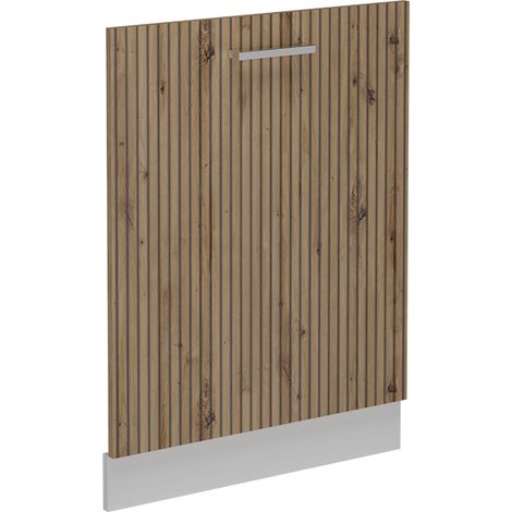 Coperchio per lavastoviglie R-Line, Rovere artigianale, 60 cm senza piano di lavoro, Vicco