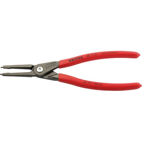 Knipex 225mm Internal Straight Tip Circlip Pliers for 40-100mm Capacity (Model 75080) (1/5)