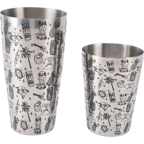 Set di shaker per cocktail in acciaio inox 304, grande capacità, a tenuta stagna, resistente, stile Boston Bar (1/5)