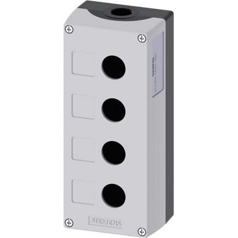 Siemens 3SU1854-0AA00-0AB1 3SU18540AA000AB1 Leergehäuse 4 Einbaustellen, für Bodenbefestigung (L x B