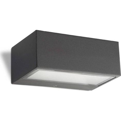 Leds-C4 Nemesis Aluminium - Applique murale d'extérieur à 1 lumière Gris urbain IP44 (1/5)