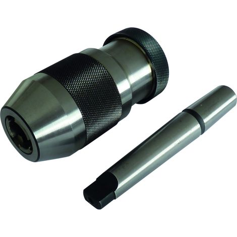 DRAKKAR EQUIPEMENT - Mandrin autoserrant de 3-16mm avec cône morse N°2 pour perceuse sur colonne - 15569 (1/2)