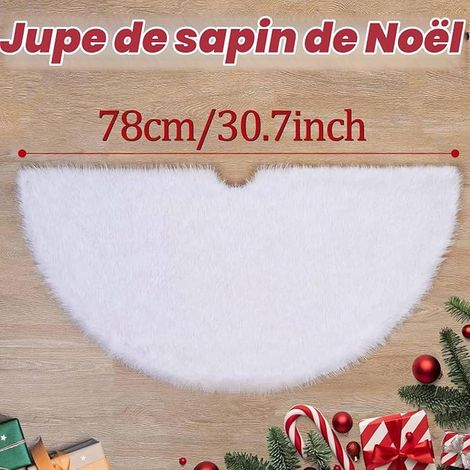 Christmas tree rug, Christmas tree skirt, 78 cm, Christmas tree base cover for holiday party decorations (1/2)