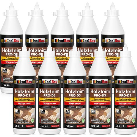Colla per legno IsolBau PRO D3 Holzleim 10 x 750 ml (1/5)