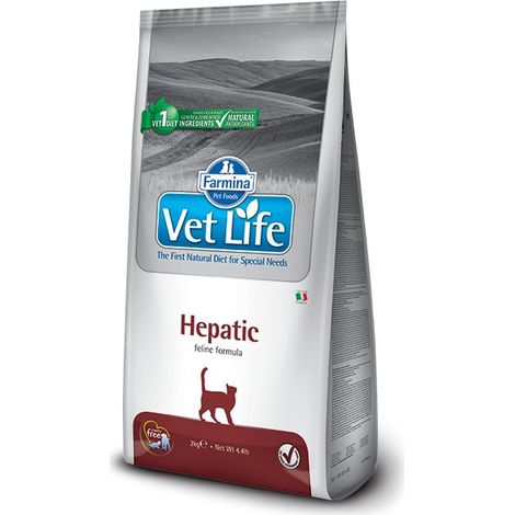 Farmina Cat Vet Life Hepatic  - Farmina Cat Vet Life Hepatic - Sacco Da 400 Gr